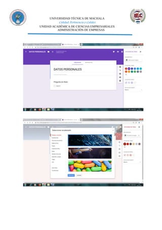 UNIVERSIDAD TÉCNICA DE MACHALA
Calidad, Pertinencia y Calidez
UNIDAD ACADÉMICA DE CIENCIAS EMPRESARIALES
ADMINISTRACIÓN DE EMPRESAS
 