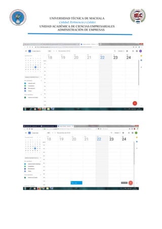 UNIVERSIDAD TÉCNICA DE MACHALA
Calidad, Pertinencia y Calidez
UNIDAD ACADÉMICA DE CIENCIAS EMPRESARIALES
ADMINISTRACIÓN DE EMPRESAS
 