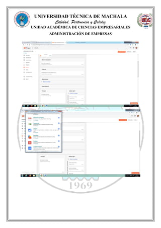 UNIVERSIDAD TÉCNICA DE MACHALA
Calidad, Pertinencia y Calidez
UNIDAD ACADÉMICA DE CIENCIAS EMPRESARIALES
ADMINISTRACIÓN DE EMPRESAS
 