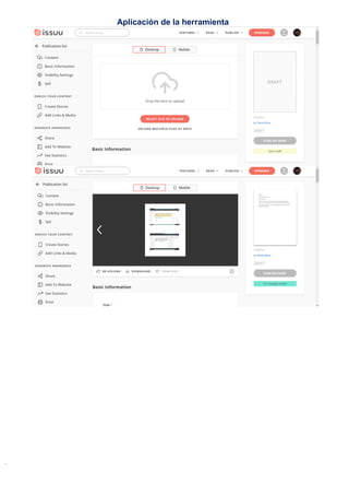 Aplicación de la herramienta
 