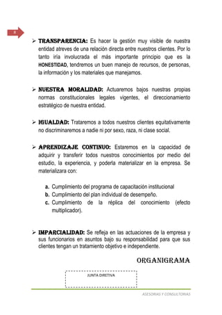 Portafolio de servicios