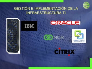 GESTIÓN E IMPLEMENTACIÓN DE LA
INFRAESTRUCTURA TI

Visionary
Technologies
Group

 