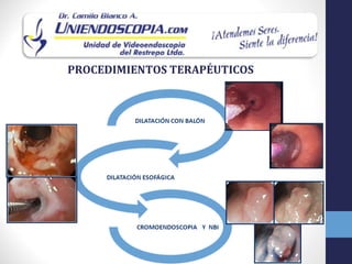 PROCEDIMIENTOS TERAPÉUTICOS
 