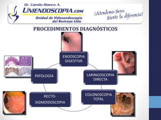 PROCEDIMIENTOS DIAGNÓSTICOS
 