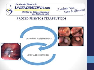PROCEDIMIENTOS TERAPÉUTICOS
 