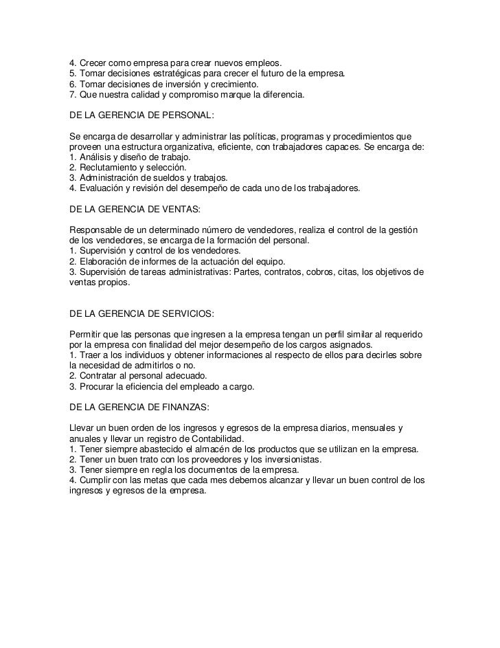 Portafolio de servicios del spa