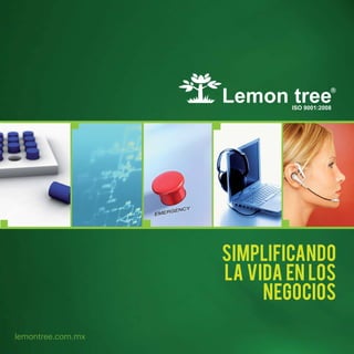 Simplificando
                   la vida en los
                        negocios

lemontree.com.mx
 
