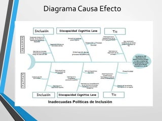 Diagrama Causa Efecto
 
