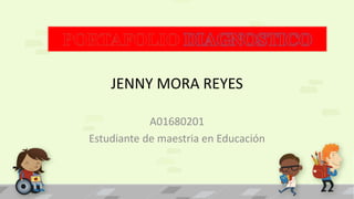 JENNY MORA REYES 
A01680201 
Estudiante de maestria en Educación 
 