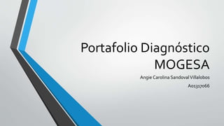 Portafolio Diagnóstico 
MOGESA 
Angie Carolina Sandoval Villalobos 
A01317066 
 