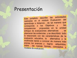 Presentación 
 