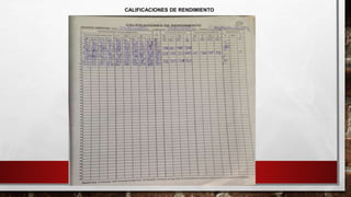 CALIFICACIONES DE RENDIMIENTO
 