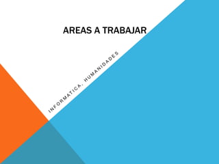 AREAS A TRABAJAR 
 