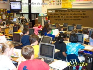 Es una estrategia diseñada para darse
  cuenta de lo que los estudiantes están
aprendiendo en el salón de clase y el grado
      en que lo están aprendiendo.
 