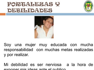 DATOS PERSONALES  NOMBRE:                                      CLAUDIA PATRICIAAPELLIDOS:		         DÍAZ FUENTESIDENTIFICACIÒN:                            1.121.851.543 de Villavicencio, Meta.FECHA DE NACIMIENTO:                6 de Abril de 1989 EDAD:                                             20 años.ESTADO CIVIL:		         unión libreDOMICILIO:                                    Condominio Portal del Molino 	                                                 Manzana C. Casa 3BCELULAR:                                     314 467 7686 TIPO DE SANGRE:                        A+ (Positivo)        
