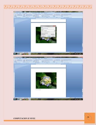 99
COMPUTACION II NIVEL
 
