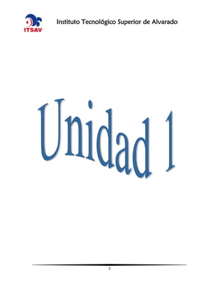 3
Instituto Tecnológico Superior de Alvarado
 
