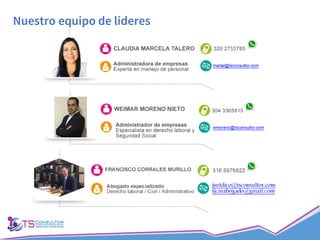 Nuestro equipo de líderes
 