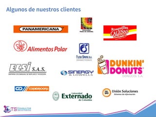 Algunos de nuestros clientes
DONUCOL S.A.
 
