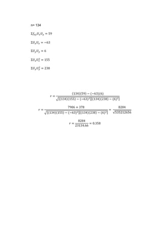 n= 134
 