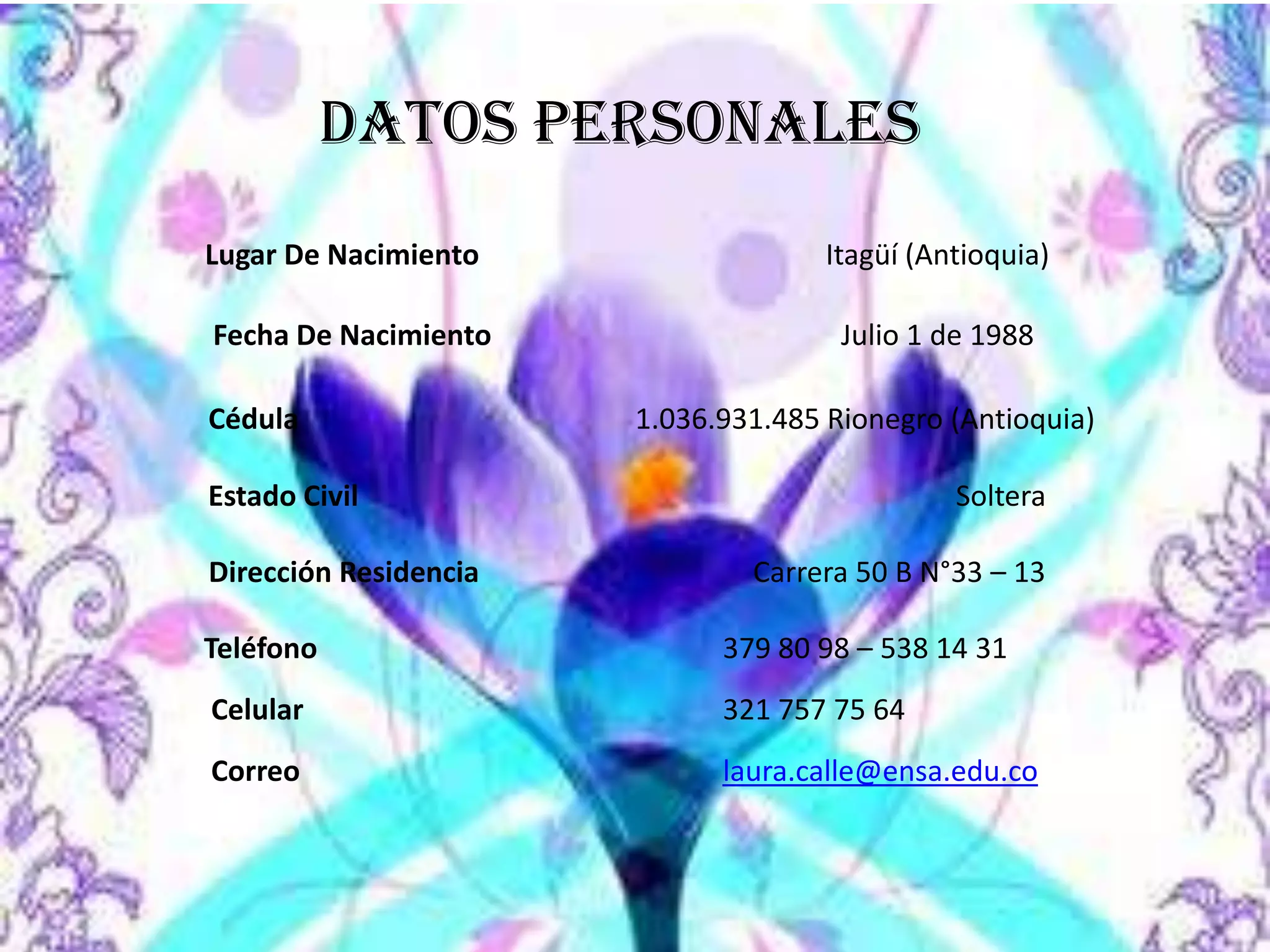 Portafolio Laura Calle PPT portafolio-laura-calle-ppt