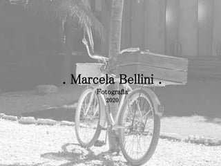 . Marcela Bellini .
Fotografía
2020
 