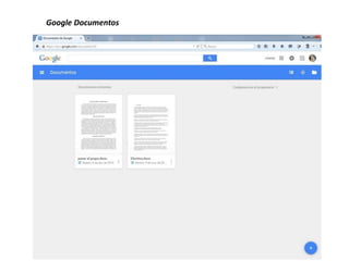 Google Documentos
 