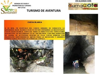 AGENCIA DE VIAJES Y
PROMOTORA DE TURISMO
RNT 27716
TURISMO DE AVENTURA
EN ALIANZA CON
 