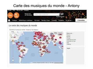 Carte des musiques du monde - Antony 
205 
 