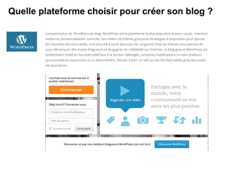 Quelle plateforme choisir pour créer son blog ? 
 