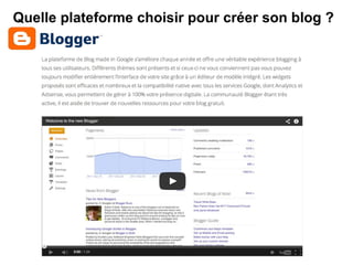 Quelle plateforme choisir pour créer son blog ? 
 