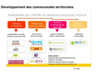 Développement des communautés territoriales 
 