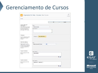 Gerenciamento de Cursos
 