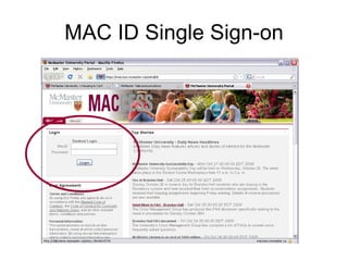 MAC ID Single Sign-on