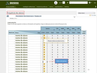 Falta retroativa 
24  