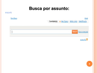 Busca por assunto: 
9 
 