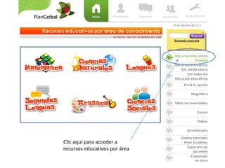 Clic aquí para acceder a recursos educativos por área 