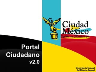 Portal Ciudadano  v2.0 
