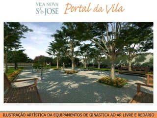 ILUSTRAÇÃO ARTÍSTICA DA EQUIPAMENTOS DE GINASTICA AO AR LIVRE E REDARIO 