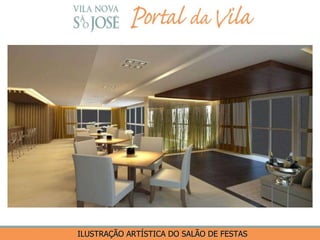 ILUSTRAÇÃO ARTÍSTICA DO SALÃO DE FESTAS GOURMET 