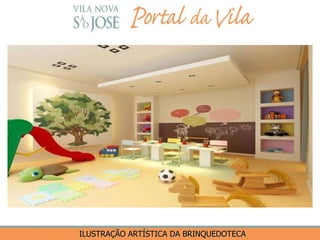 ILUSTRAÇÃO ARTÍSTICA DA BRINQUEDOTECA 