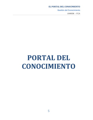 Portal del Conocimiento