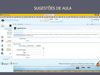 SUGESTÕES DE AULA
 