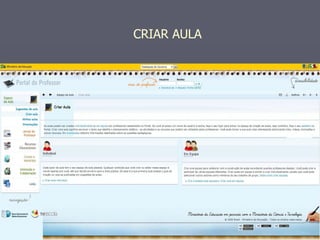 CRIAR AULA
 