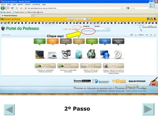 Clique aqui 2º Passo X 