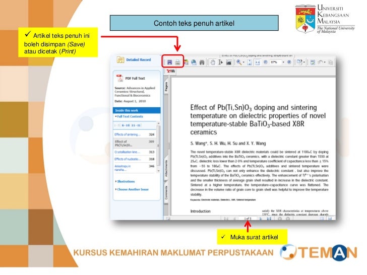 Kemahiran Portal e-Jurnal UKM