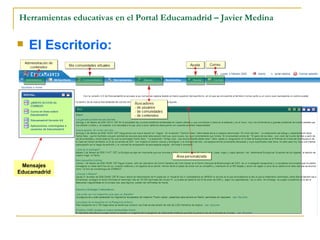 Herramientas educativas en el Portal Educamadrid – Javier Medina El Escritorio: Mensajes Educamadrid 
