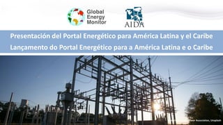 Presentación del Portal Energético para América Latina y el Caribe
Lançamento do Portal Energético para a América Latina e o Caribe
American Public Power Association, Unsplash
 