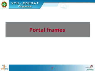 2
Portal frames
 