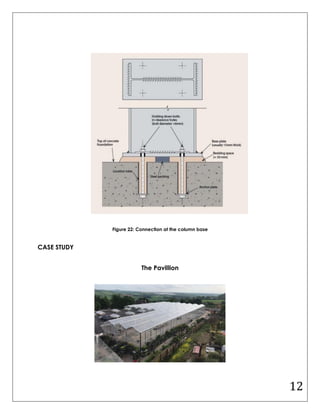 Pavillion Base Grouynd Connection Portal frames (LINK TO DOWNLOAD IS IN DESCRIPTION) | PDF